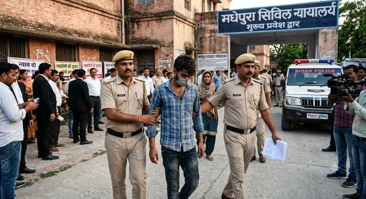 Madhepura: नाबालिग से दुष्कर्म का आरोपी राहुल सिंह गिरफ्तार, जेल भेजा गया