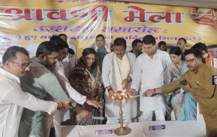 Baba Mateshwar Dham में श्रावणी मेला 2026 शुरू, मंत्री संजय झा ने धार्मिक पर्यटन को बताया विकास की कुंजी